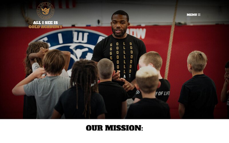 All I See Is Gold Academy wrestling academy website